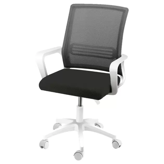 Silla de oficina con función de elevación color gris oscuro