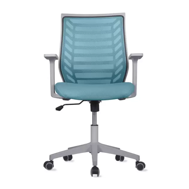 Silla de escritorio Estelar. Premium ergonómica color azul cerúleo