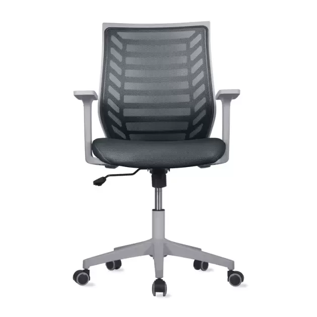 Silla de escritorio Estelar. Premium ergonómica color gris luna