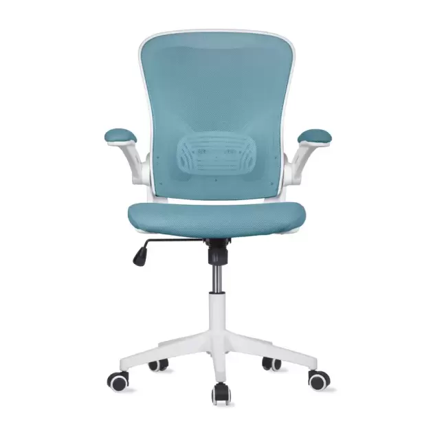 Silla de escritorio Cosmo. Premium ergonómica color azul cerúleo