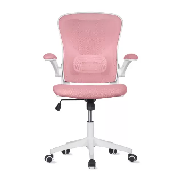 Silla de escritorio Cosmo. Premium ergonómica color rosa pálido